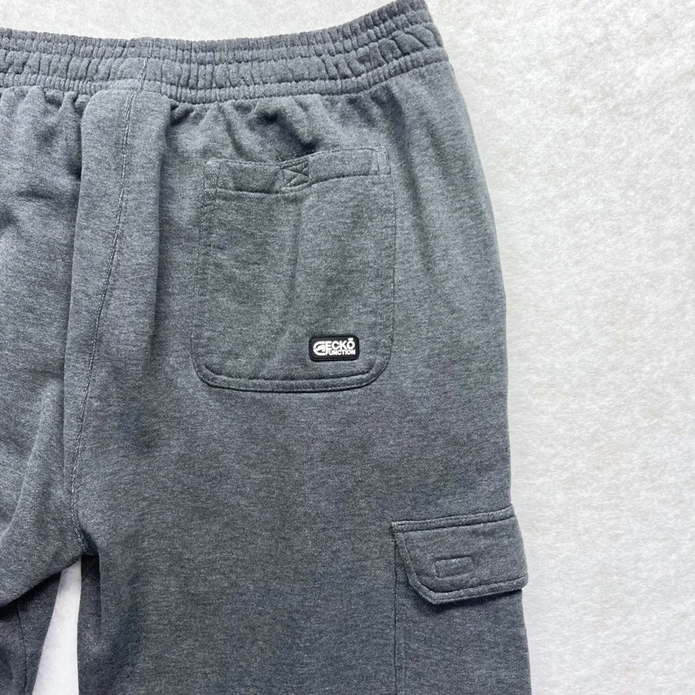 Ecko Function Cargo Sweatpants XXL Gray Fleece Utility Joggers Streetwear Casual